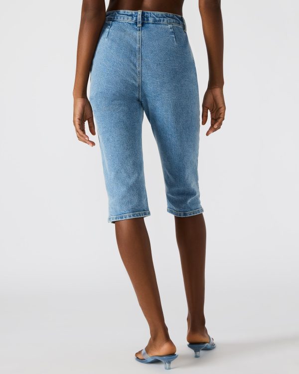 SKINNY RINA DENIM CAPRI PANT - Image 4
