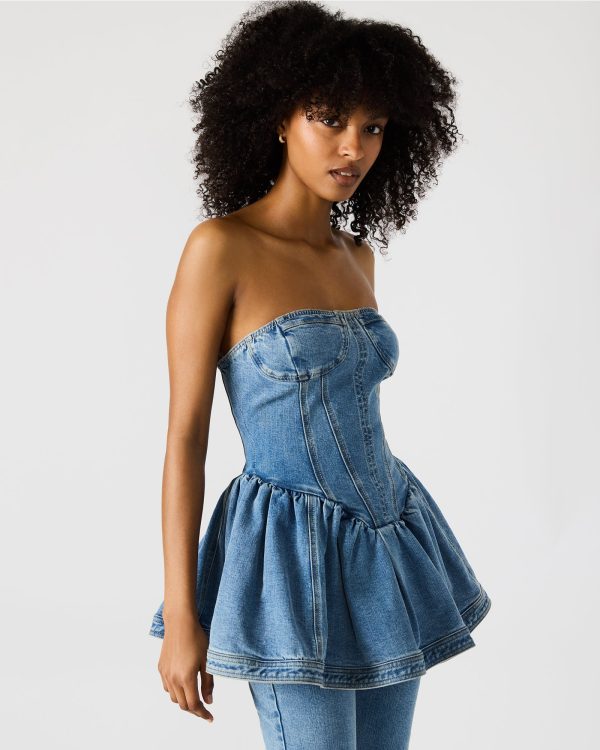 RINA DENIM TOP - Image 2
