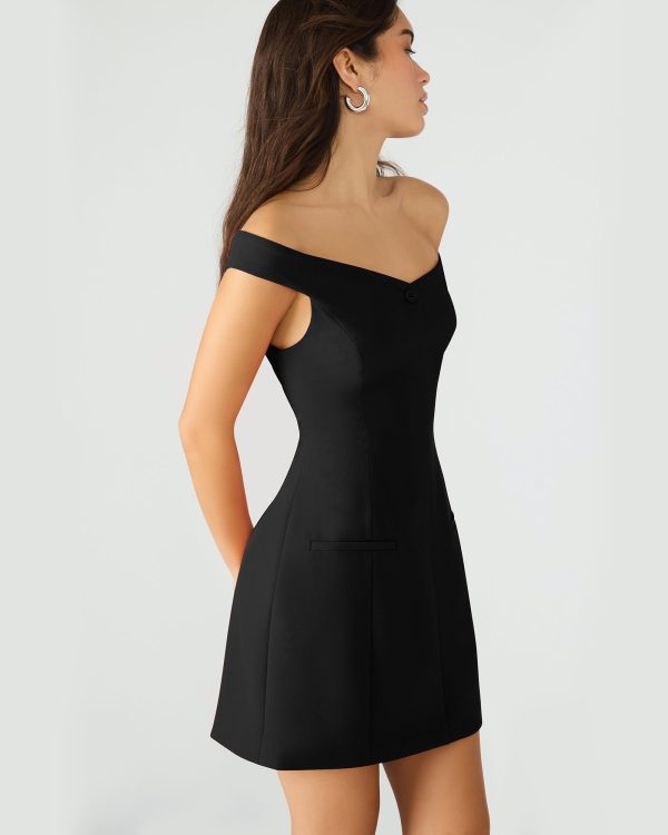 YANA DRESS BLACK - Image 3