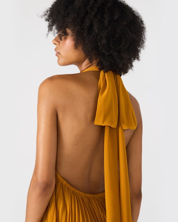 MARAYA DRESS TUSCAN GOLD - Image 5