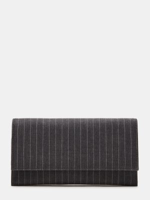 JULIANA BAG GRAY PINSTRIPE