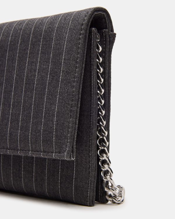 JULIANA BAG GRAY PINSTRIPE - Image 3