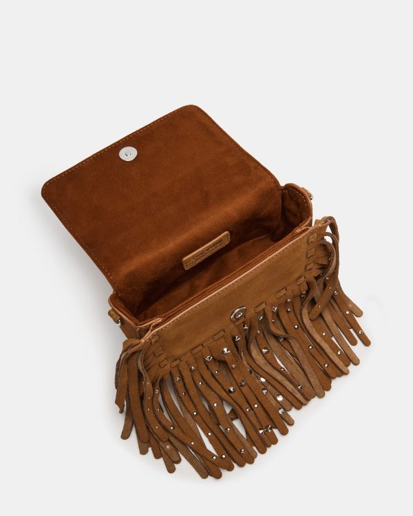 CASSIDY BAG TAN SUEDE - Image 4