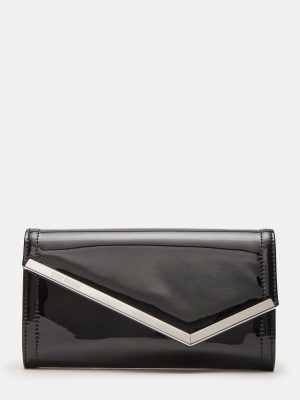CLUTCHD BAG BLACK PATENT
