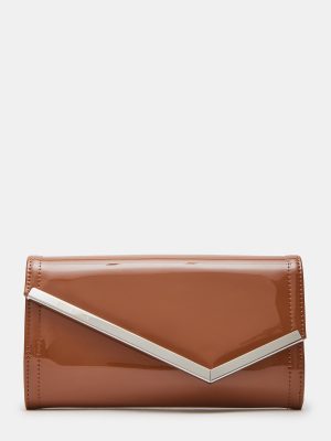 CLUTCHD BAG TAN PATENT