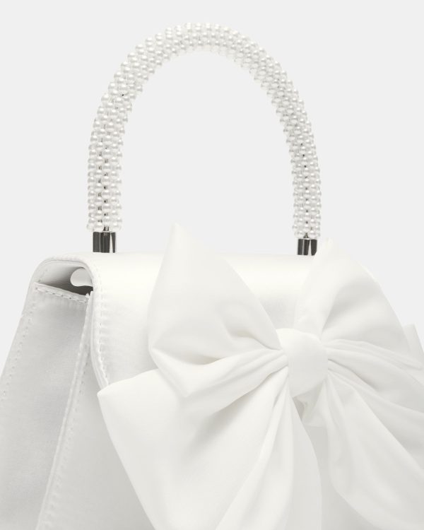 COSETTE BAG WHITE SATIN - Image 4