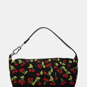 EMERSYN BEADED BAG BLACK MULTI