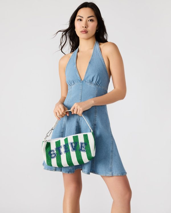 EMERSYN BEADED BAG GREEN MULTI - Image 2