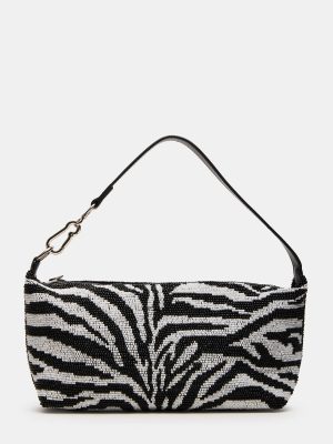 EMERSYN BEADED BAG ZEBRA