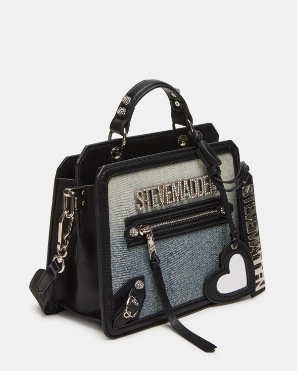 EVELYN CHARMS BAG DENIM FABRIC - Image 4