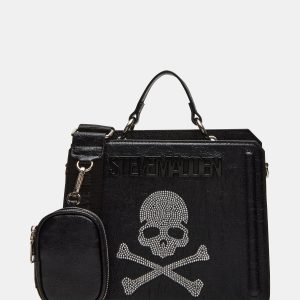 EVELYN SKULL BAG BLACK
