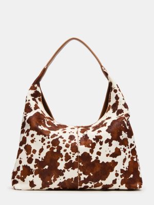 FARA BAG BROWN COW PRINT