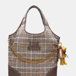 GRUNGY BAG PLAID BROWN MULTI