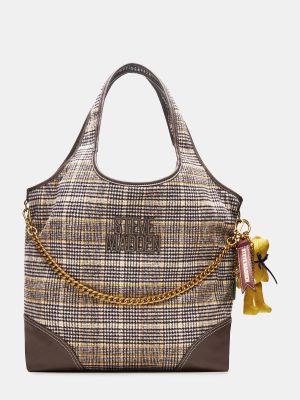 GRUNGY BAG PLAID BROWN MULTI