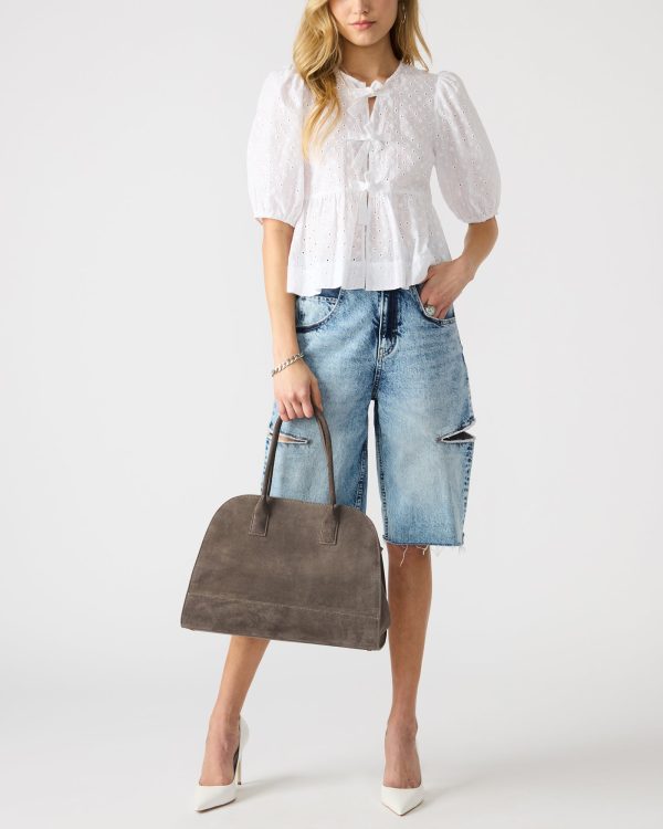HEIDEE BAG GREY SUEDE - Image 7