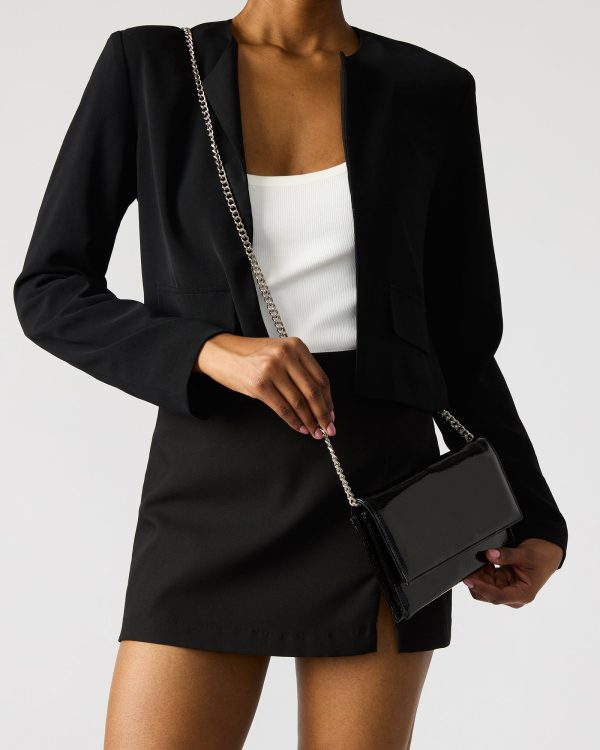 JULIANA BAG BLACK PATENT - Image 2