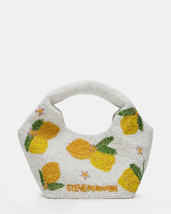 KINSLEY BEADED BAG LEMON - Image 6