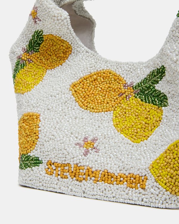 KINSLEY BEADED BAG LEMON - Image 3