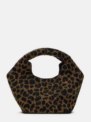 KINSLEY BEADED BAG LEOPARD