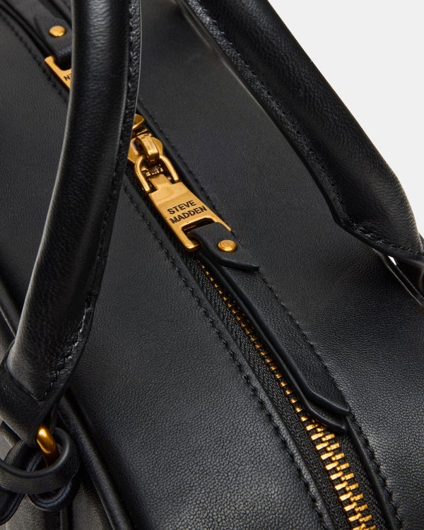 MERIT BAG BLACK LEATHER - Image 3