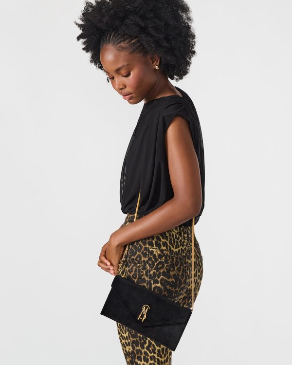 SMOOTH BAG BLACK VELVET - Image 2