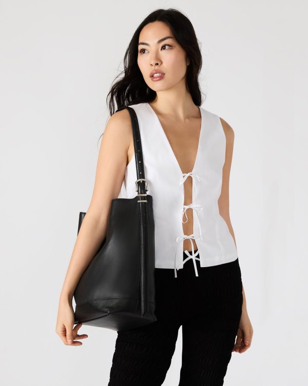 TAYLR BAG BLACK LEATHER - Image 2