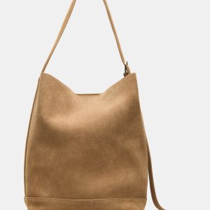 TAYLR BAG TAUPE SUEDE
