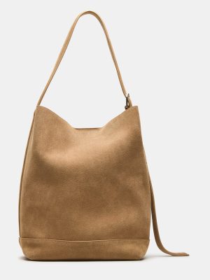 TAYLR BAG TAUPE SUEDE