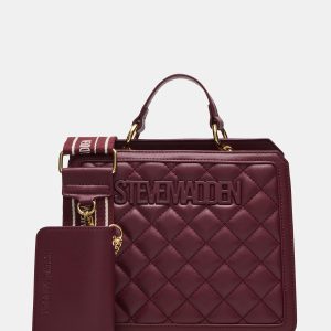 EVELYN BAG BLOODSTONE QUILTED