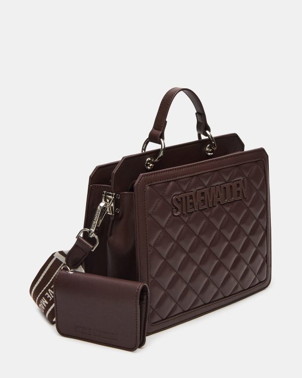 EVELYN BAG CHOCOLATE QUILTED - Image 3