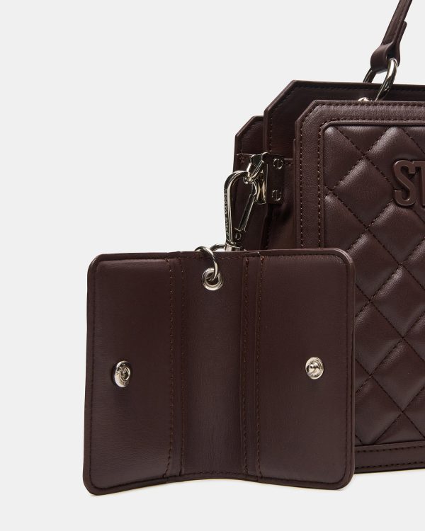 EVELYN BAG CHOCOLATE QUILTED - Image 2