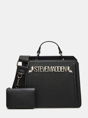 EVELYN BAT BAG BLACK