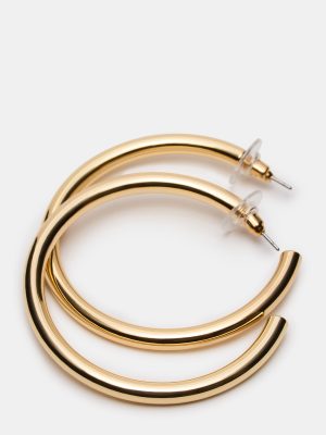 SKINNY HOOP EARRING GOLD