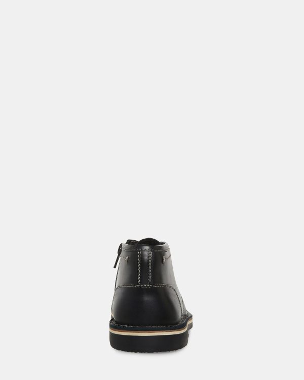 KIDS' HARKEEN BLACK LEATHER - Image 4