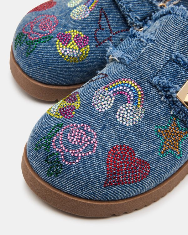 KIDS' MONEYY DENIM MULTI RHINESTONES - Image 3