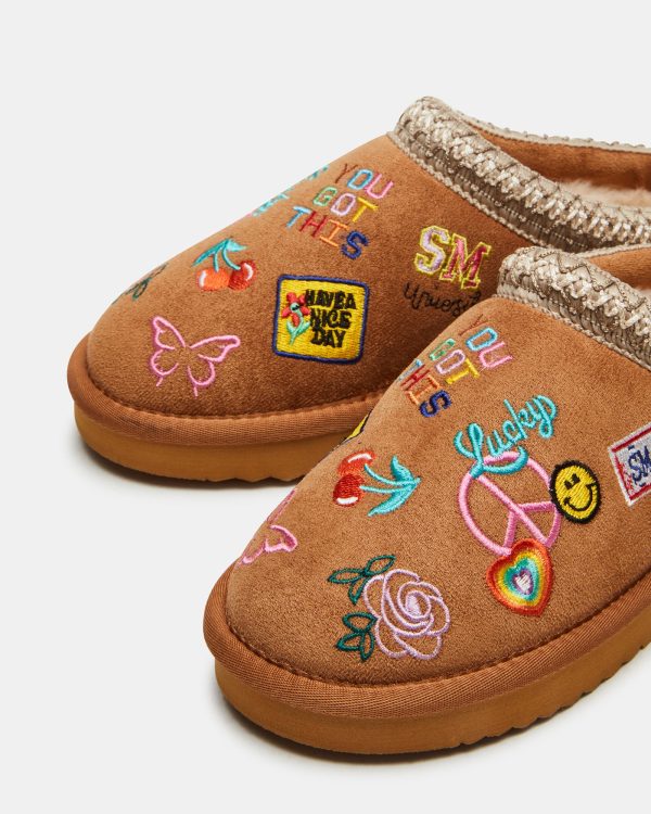 KIDS' SELENA COGNAC MULTI - Image 3