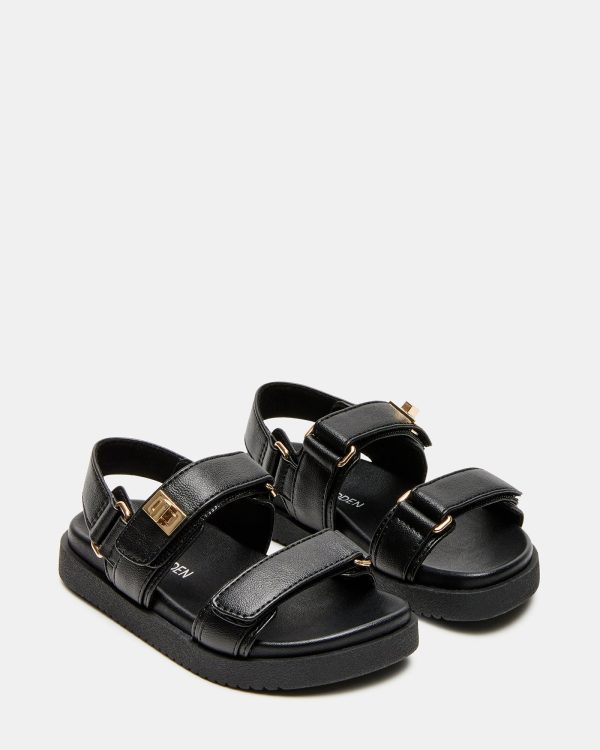 KIDS' AND TODDLERS' MONA BLACK SANDAL BUNDLE - Image 4