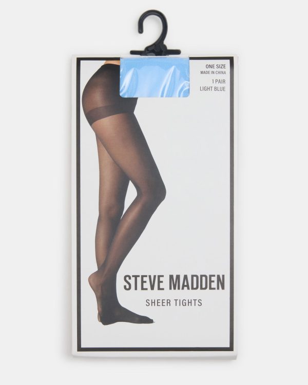BLAIR SHEER TIGHTS LIGHT BLUE - Image 2