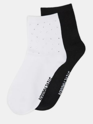 ICED SOCKS WHITE/BLACK