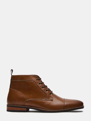 KREW COGNAC LEATHER