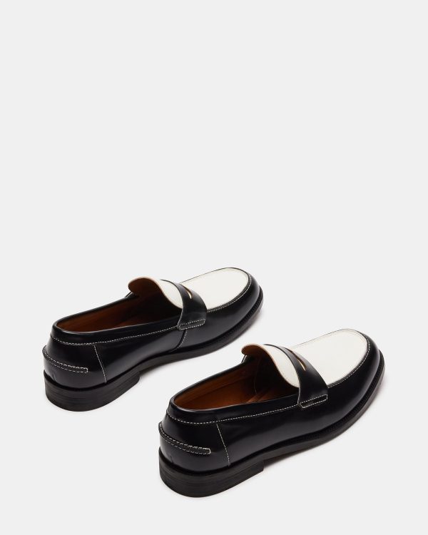 NATAN BLACK/WHITE LEATHER - Image 6