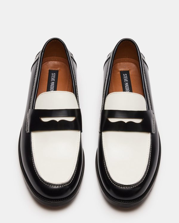 NATAN BLACK/WHITE LEATHER - Image 5
