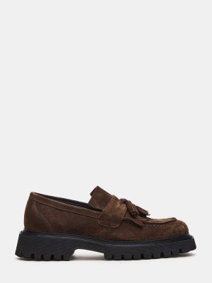 ZEV BROWN SUEDE