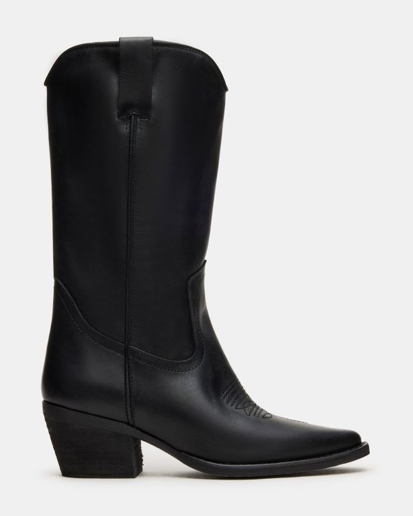 ALBANY BLACK LEATHER