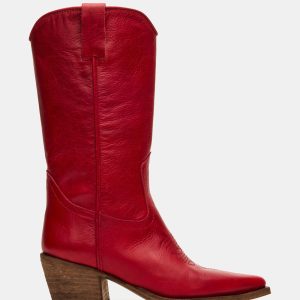 ALBANY RED LEATHER