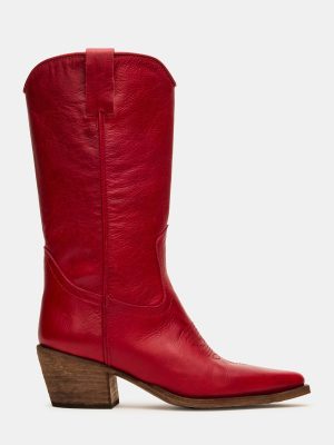 ALBANY RED LEATHER