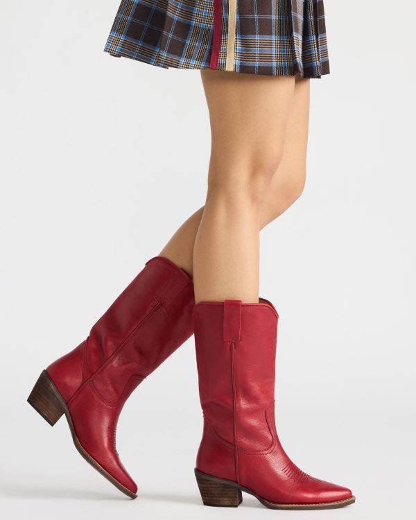 ALBANY RED LEATHER - Image 2