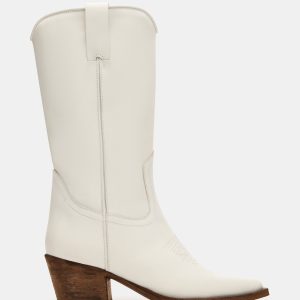 ALBANY WHITE LEATHER