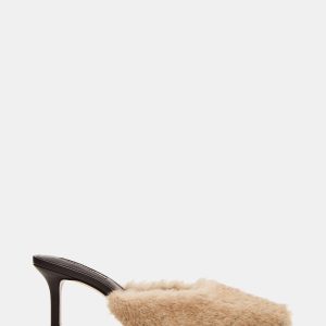 ALEXI FAUX FUR TAN