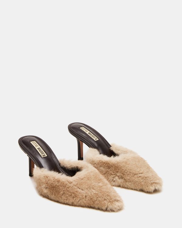 ALEXI FAUX FUR TAN - Image 2